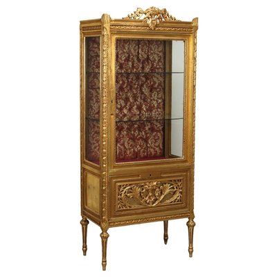 Display Cabinet with Leaf Motifs-VMM-2023930