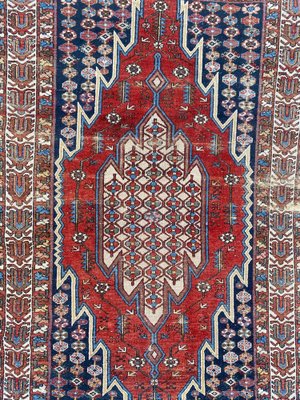 Distressed Mazlaghan Rug-YMM-1062271