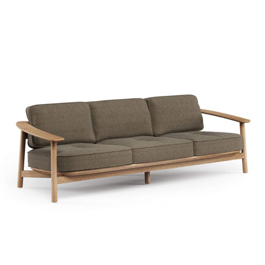 Twins 3-seater sofa Teak by Emu