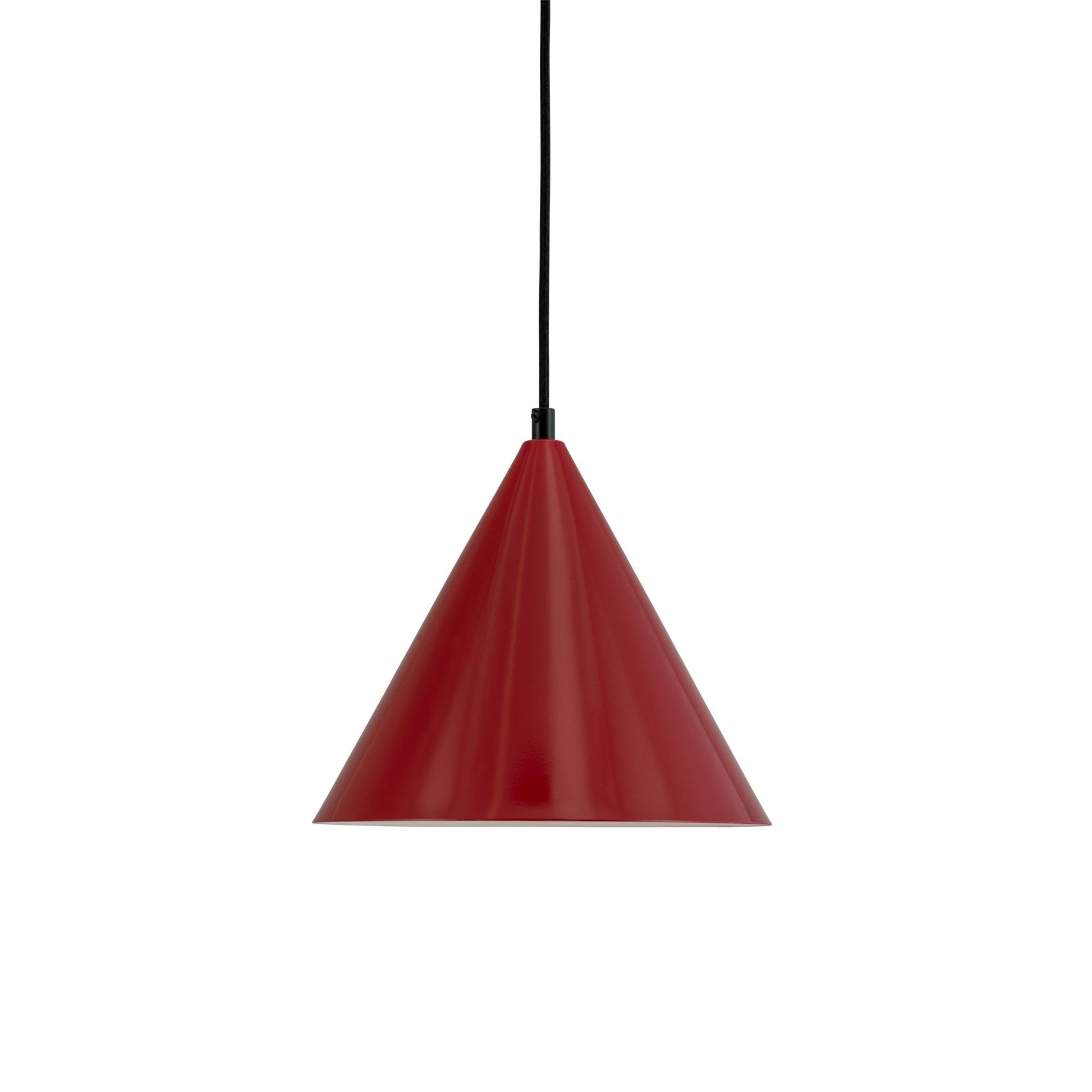 Ron Pendant Lamp by Dyberg Larsen #Glossy Dark Red