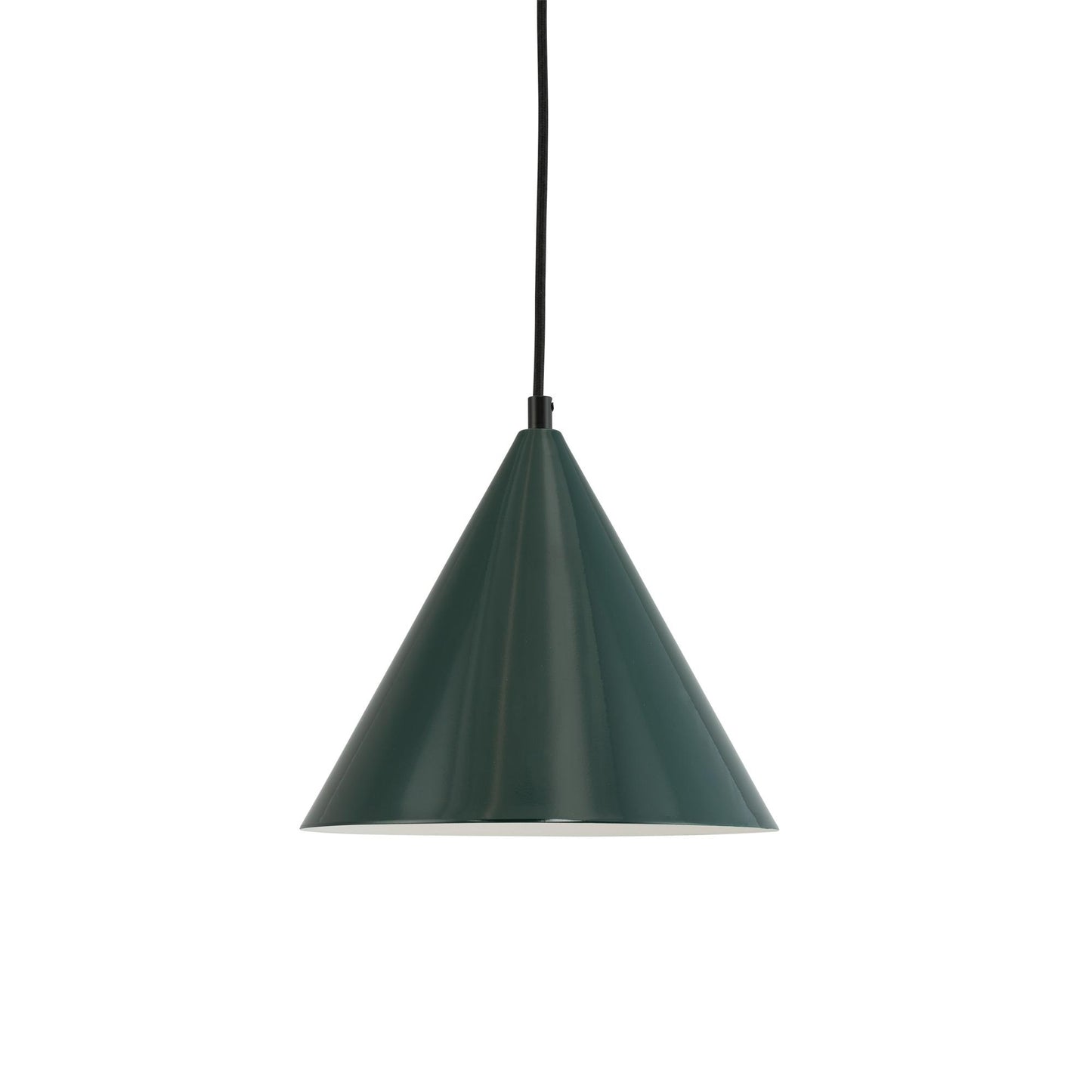 Ron Pendant Lamp by Dyberg Larsen #Glossy Dark Green