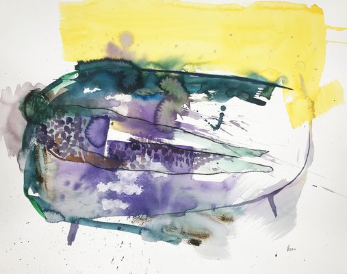 Doïna Vieru, Bath 2, 2023, Watercolor on Paper-CHG-2037202