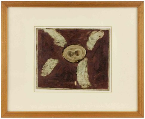 Domenico Bianchi, Untitled, Mixed Media, 1980s, Framed-ZCI-1770158