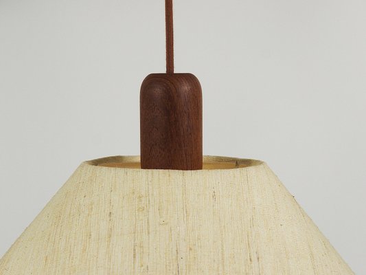 Domus Danish Modern Teak Pendant Lamp, Denmark, 1970s-MWV-2023315