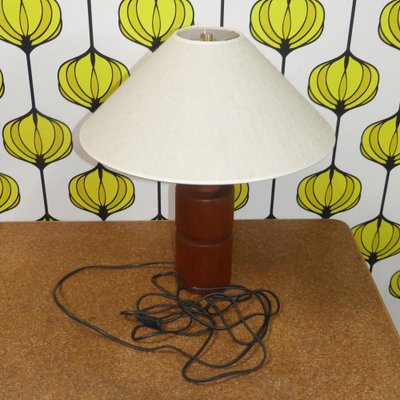 Domus Table Lamp in Teak, 1960s-AFE-1735318