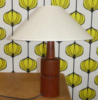 Domus Table Lamp in Teak, 1960s-AFE-1735318