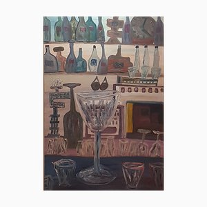 Dondi Schwartz, At the Bar, 2022, Oil on Canvas-CHG-2025920