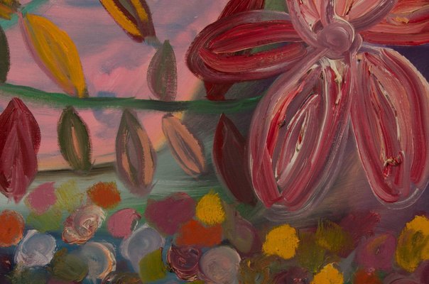 Dondi Schwartz, Vase with Flowers, 2022, Oil on Canvas-CHG-2025919