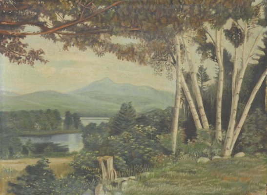 Doris Holt, Landscape Oil Painting, Early 20th Century-ARU-858153