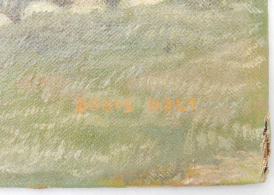 Doris Holt, Landscape Oil Painting, Early 20th Century-ARU-858153