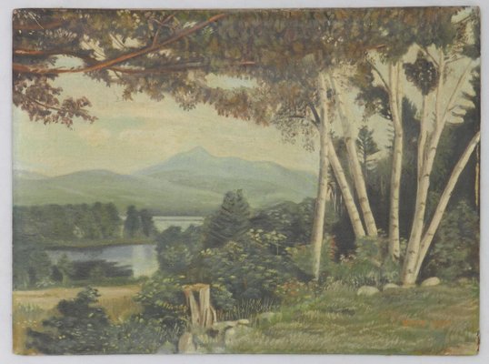 Doris Holt, Landscape Oil Painting, Early 20th Century-ARU-858153