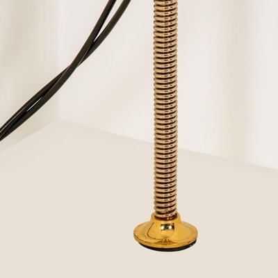 Double Ball Brass Arc Floor Lamp with Adjustable Height by Florian Schulz, 1970-VDW-839152