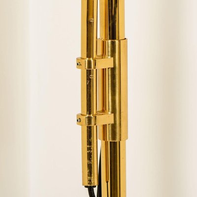 Double Ball Brass Arc Floor Lamp with Adjustable Height by Florian Schulz, 1970-VDW-839152