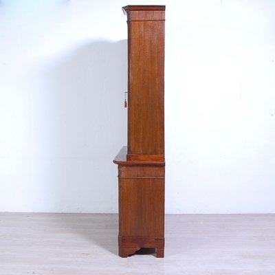 Double Body Cabinet in Walnut, Italy, 1800s-XSG-1797401