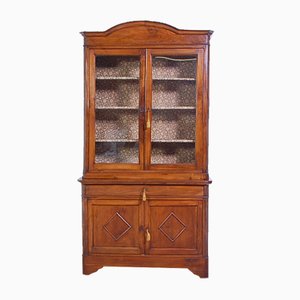 Double Body Cabinet in Walnut, Italy, 1800s-XSG-1797401