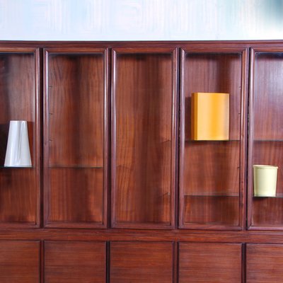 Double Body Office Bookcase, Italy, 1940s-XSG-1767694