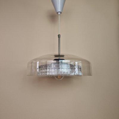 Double Glass Shade Pendant Lamp by Carl Fagerlund for Orrefors, 1960s-ZPB-1817785