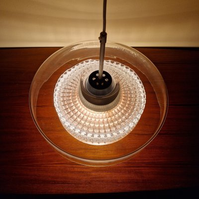 Double Glass Shade Pendant Lamp by Carl Fagerlund for Orrefors, 1960s-ZPB-1817785