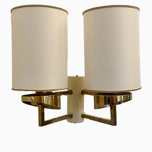 Double Sconce in Brass, 1960s-CQE-1166511