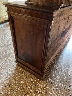 Double Sideboard in Walnut Wood, Tuscany, Late 16th Century-MLN-2025930