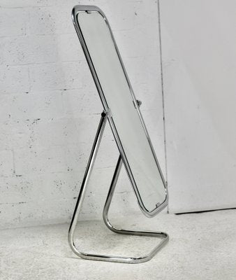 Double-Sided Chromed Steel Psyche Mirror, 1970s-MAO-1806827