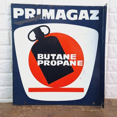 Double Sided Swiss Design Enamel Sign, 1960s-FRB-1777737