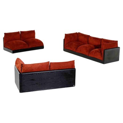 Down Modular Sofas by Carlo Bartoli for Rossi di Albizzate, 1973, Set of 3-ZCI-2030030