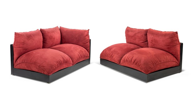 Down Modular Sofas by Carlo Bartoli for Rossi di Albizzate, 1973, Set of 3-ZCI-2030030