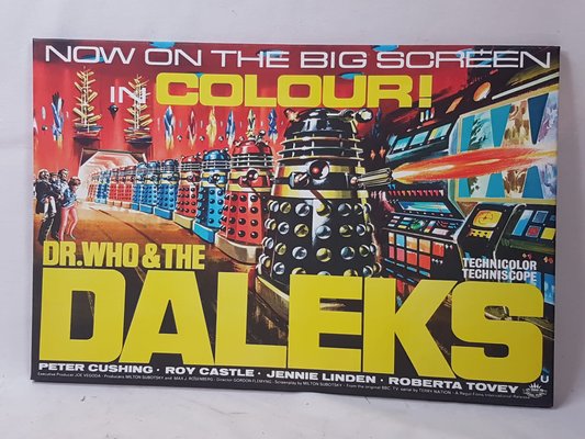 Dr Who and the Daleks, Print Multiple on Canvas-TCS-1228843