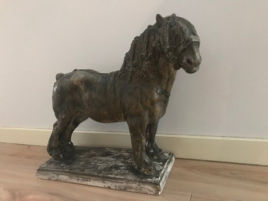 Draft Horse Sculpture by Domien Ingels, 1930s-XQY-753191