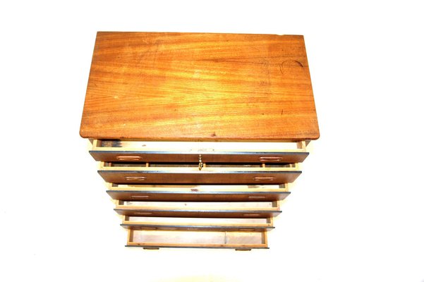 Dresser Tallboy in Teak, Denmark, 1960s-GEK-1029168