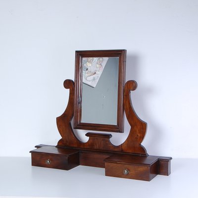 Dressing Mirror in Walnut, Early 1900s-XSG-1735825