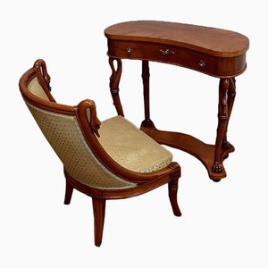 Dressing Table and Chair, 1950s, Set of 2-RVK-1032919