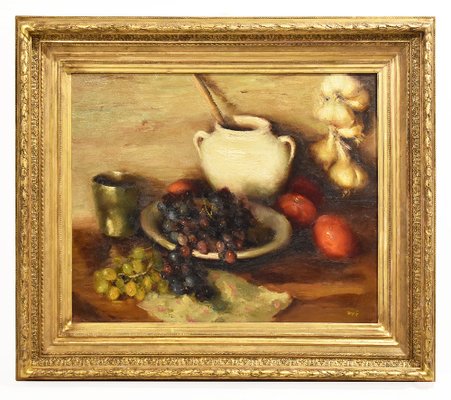 Dreyfus Marcel, Still Life With Fruit, 20th-century, Oil on Canvas, Framed-YVI-1279446