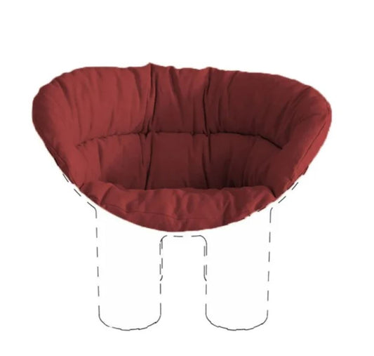 driade roly poly linen barcellona cushion_antique red