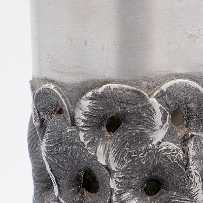 Dried Flowers Aluminium Vase by Willy Luyckx for Aluclair, 1970s-NYF-2019211