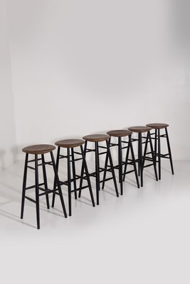 Drifted Stool attributed to Lars Beller Fjetland, Set of 6-RCE-2027703