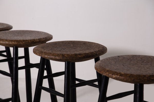 Drifted Stool attributed to Lars Beller Fjetland, Set of 6-RCE-2027703