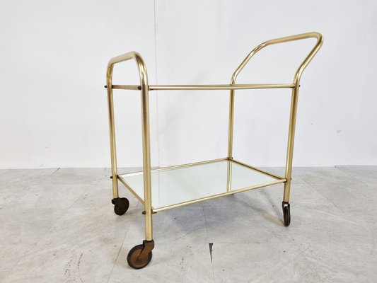 Drinks Trolley in Brass, 1960s-IRH-1241598