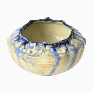 Drip Glazed Ceramic Vase from Faiencerie Thulin, 1920s-IXK-1292068