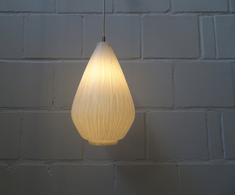 Drop Shape Glass Pendant Lamp, 1950s-BLG-1319927