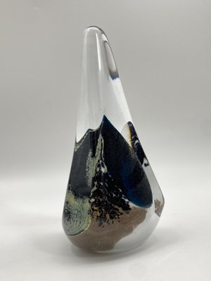 Drop-Shaped Paperweight in Art Glass, 1980s-CZ-1816098