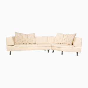 DS 104 Corner Sofa in Cream Leather from de Sede-RQW-1748435