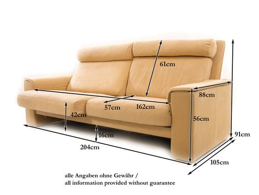 DS-331 Sofa in Beige from de Sede-PZY-1401012