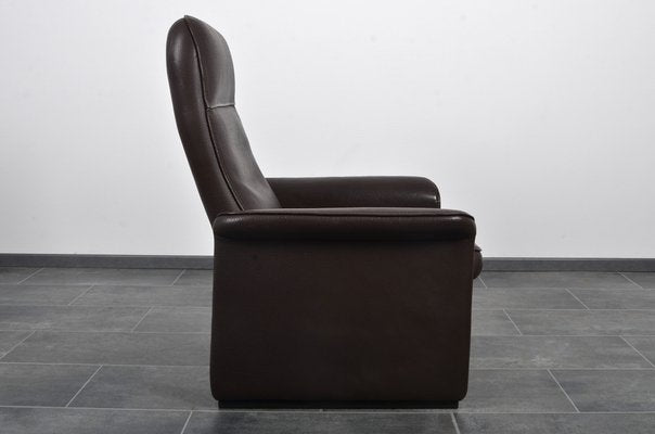 DS-50 Cigar Brown Neck Leather Chair from de Sede-IV-1279326