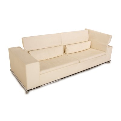 DS 7 3-Seater Sofa in Cream Leather from de Sede-RQW-1748364