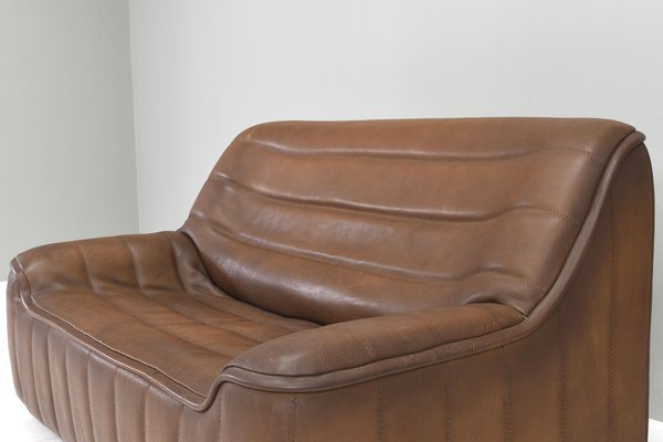 DS-84 2-Seater Sofa in Tan Buffalo Leather from de Sede, Switzerland, 1970s-TE-1721178