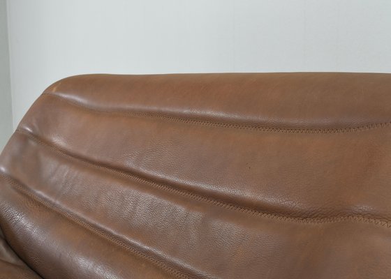 DS-84 2-Seater Sofa in Tan Buffalo Leather from de Sede, Switzerland, 1970s-TE-1721178