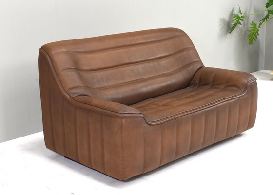 DS-84 2-Seater Sofa in Tan Buffalo Leather from de Sede, Switzerland, 1970s-TE-1721178