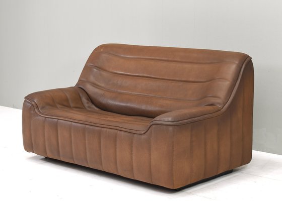 DS-84 2-Seater Sofa in Tan Buffalo Leather from de Sede, Switzerland, 1970s-TE-1721178